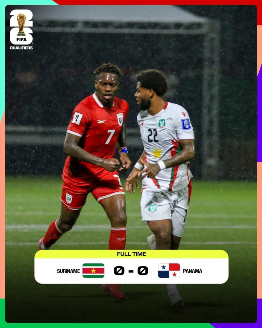 Doelpuntloos gelijkspel tussen Suriname en Panama