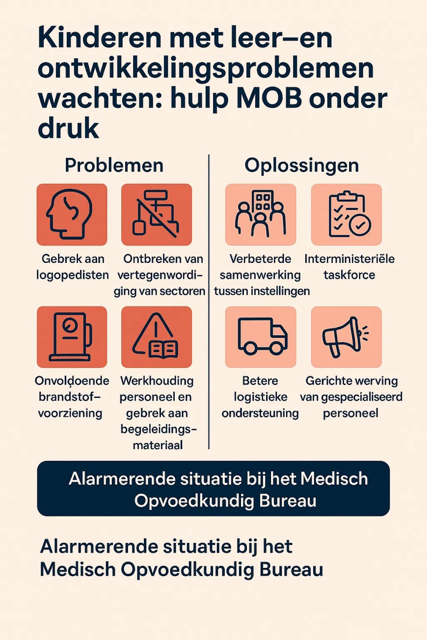 Kinderen met leer- en ontwikkelingsproblemen wachten: hulp MOB onder druk