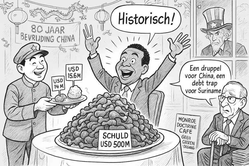 Suriname viert Chinees geschenk, maar tegen welke prijs?