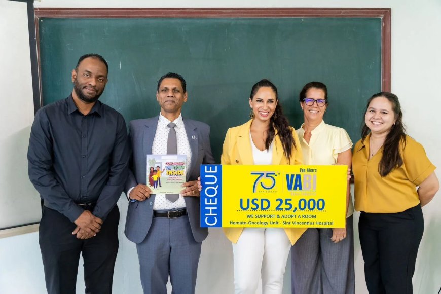VABI doneert USD 25.000 aan Sint Vincentius Ziekenhuis
