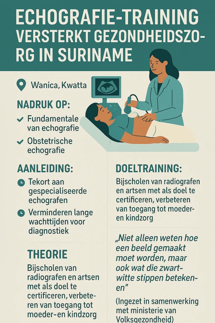 Radiologie training versterkt gezondheidszorg in Suriname