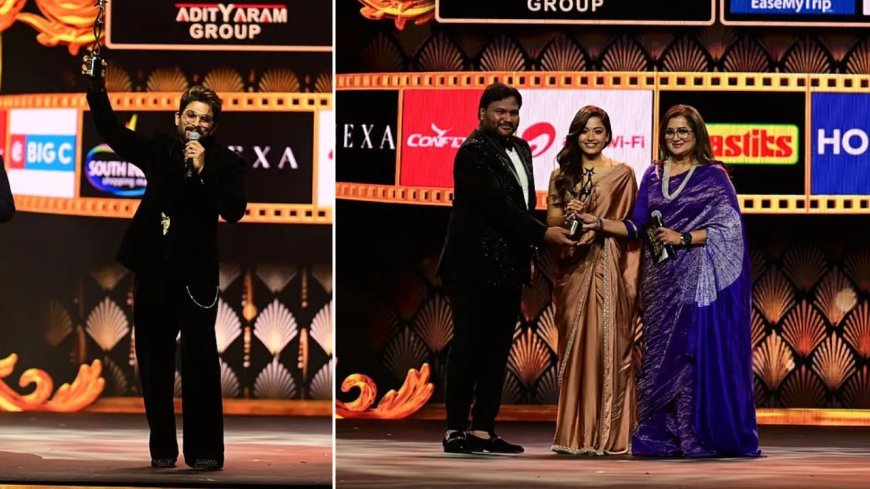 SIIMA 2025: Allu Arjun en Rashmika winnen grote prijzen