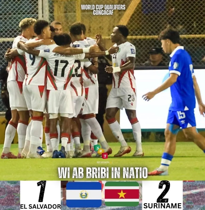 Suriname stunt tegen El Salvador in WK-kwalificatie