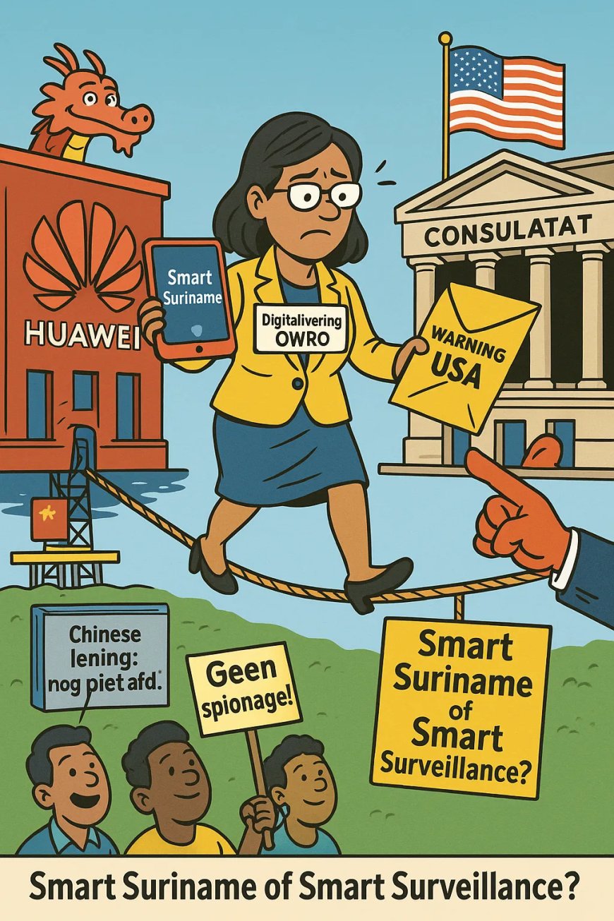 Huawei presenteert Smart Suriname-visie: kansen én geopolitieke risico’s