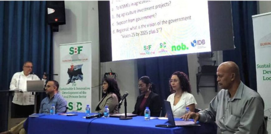 SBF pleit voor koerswijziging agro-industrie Suriname