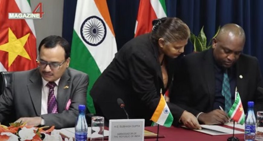 5 nieuwe projecten uit samenwerking tussen India en Suriname