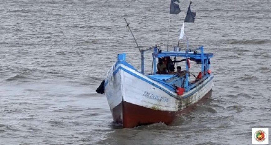 Kustwacht onderschept 5 vaartuigen tijdens gezamenlijke patrouille