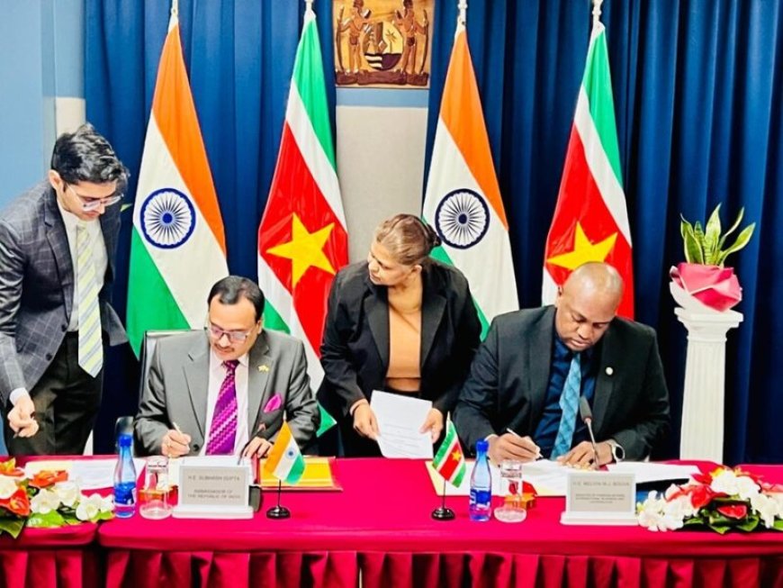 India blijft hulpprogramma’s in en voor Suriname uitvoeren