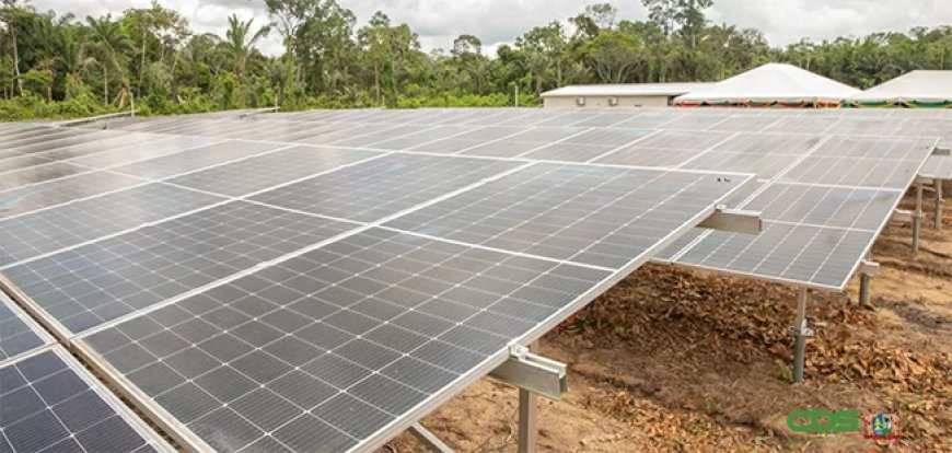 Zonnepark Nieuw Aurora brengt elektriciteit naar tien dorpen Boven-Suriname