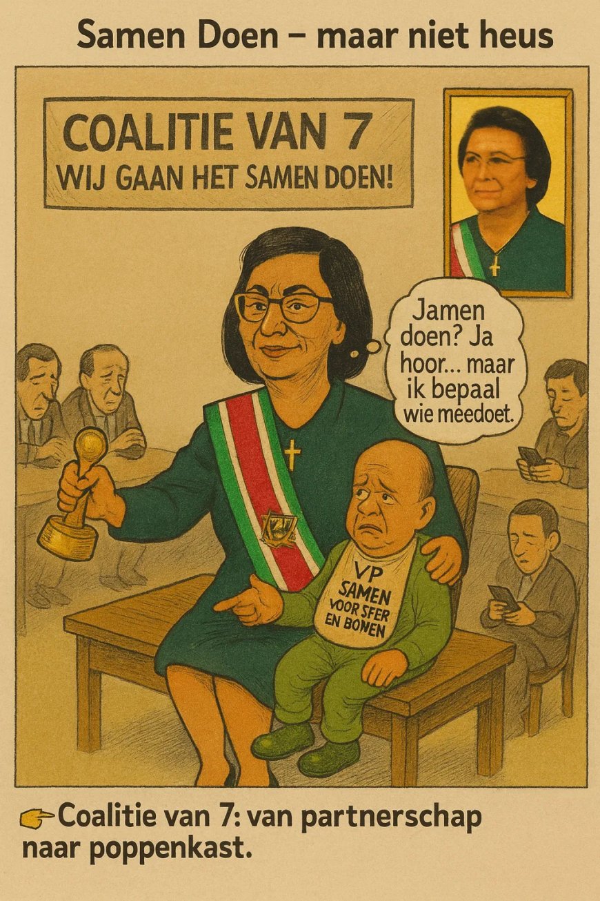 Coalitie van zeven: Waar blijft het samen doen?