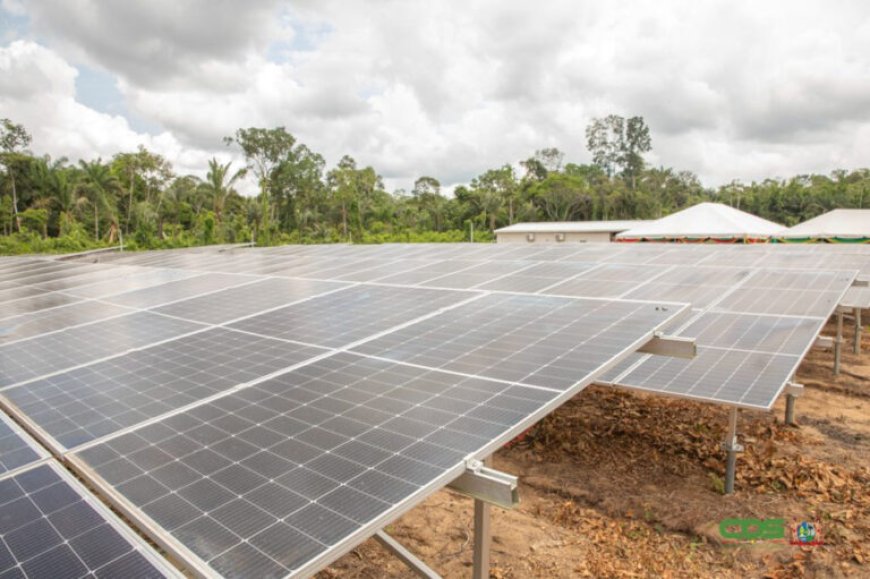 Zonnepark voorziet gebieden tussen Gengeston en Nieuw-Aurora van elektriciteit