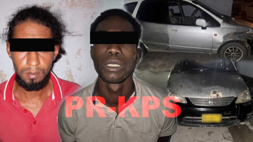 Twee diefstalverdachten aangehouden