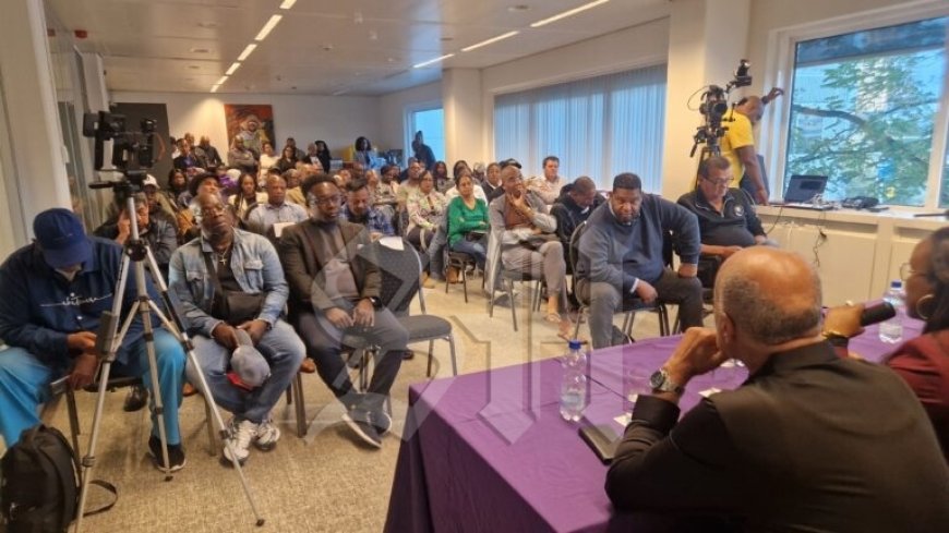 Grote betrokkenheid diaspora bij bijeenkomst met NDP-lid en minister in Amsterdam