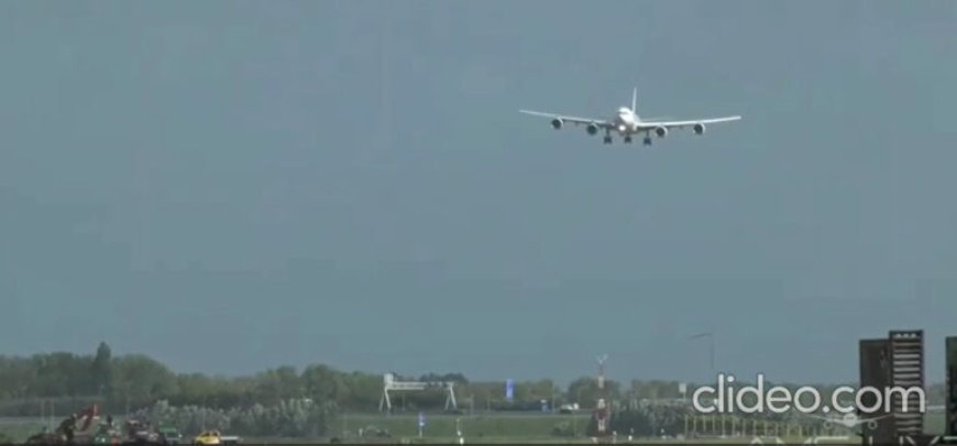 Vreselijke crosswinden op schiphol vanochtend