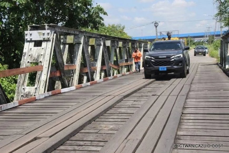 Brug Pararivier weer veilig in gebruik