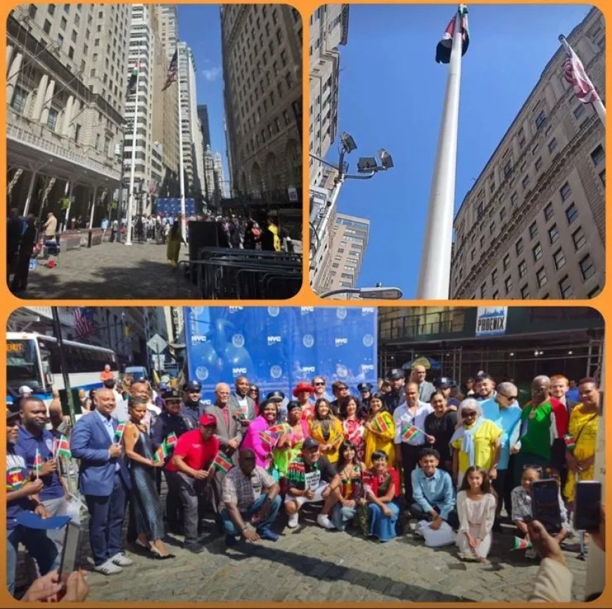 Vertegenwoordiger Suriname bij VN viert Sranan Dag in New York