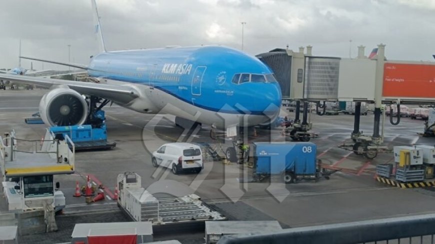 KLM-vlucht naar Paramaribo vertraagd wegens lekke band