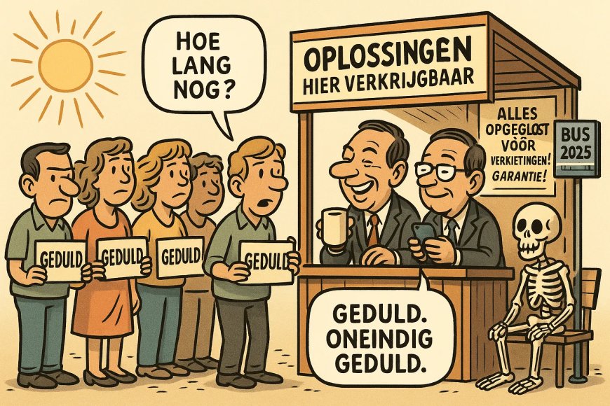 Geduld? Of gewoon een ander woord voor ‘we hebben geen idee’?