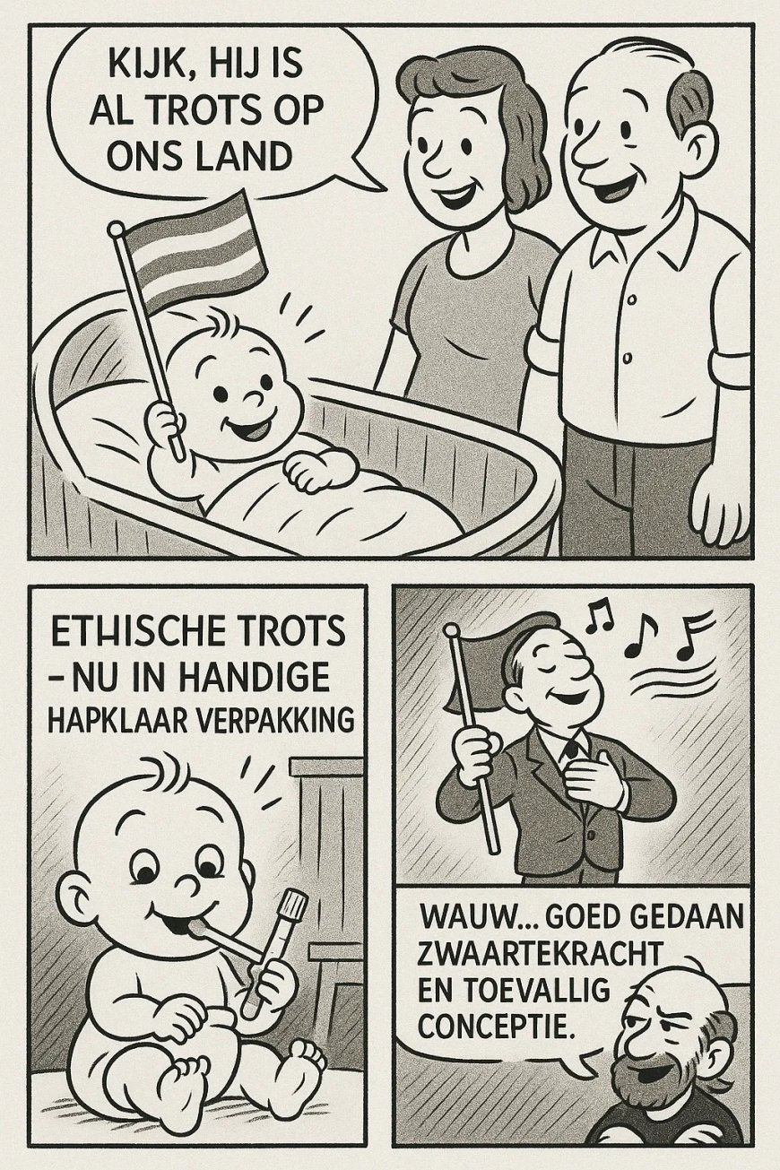 Gefeliciteerd, je bent geboren – applaus voor de vlag!