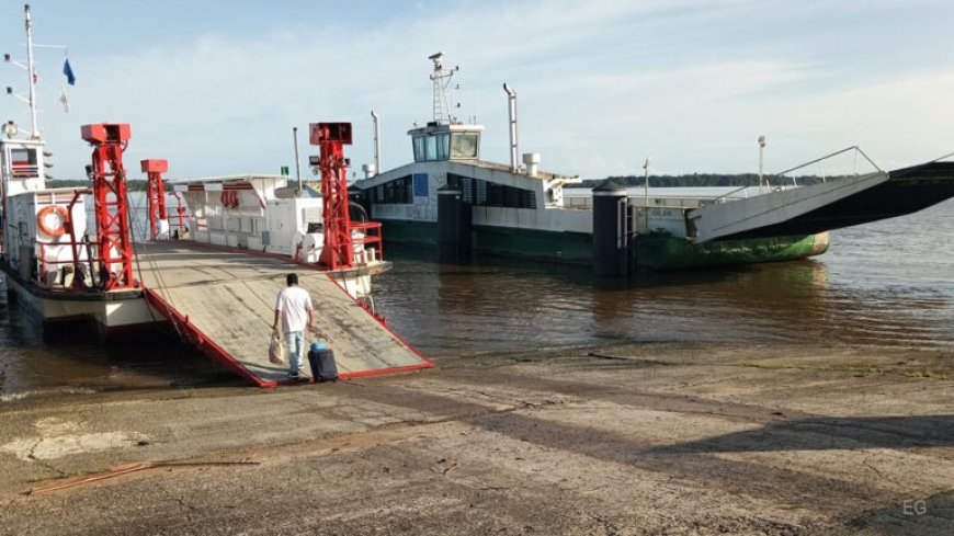 Veerdienst tussen Albina en Saint- Laurent ligt sinds maandag stil