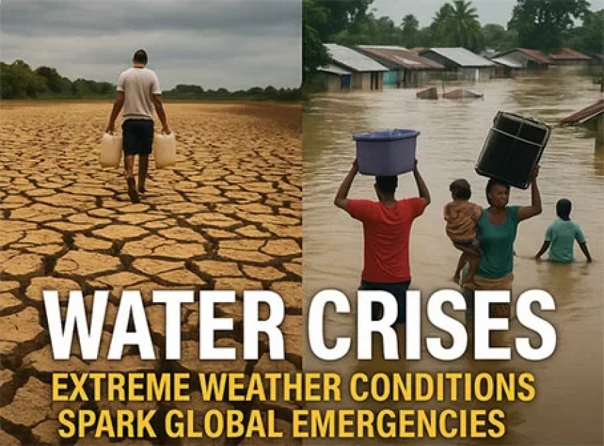 Extreme weersomstandigheden leiden wereldwijd tot watercrises