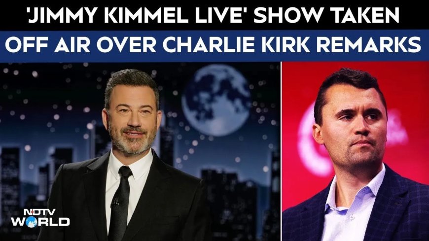 Jimmy Kimmel Live! stilgelegd na controverse over Charlie Kirk-opmerkingen