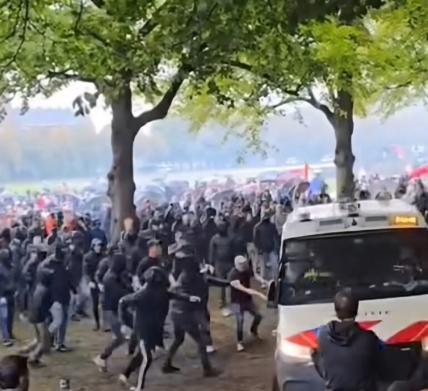 Rellen in Den Haag na uit de hand gelopen protest