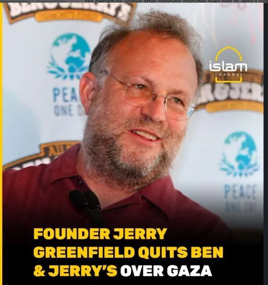 Ben & Jerry’s medeoprichter stapt op uit protest tegen stilte rond Gaza