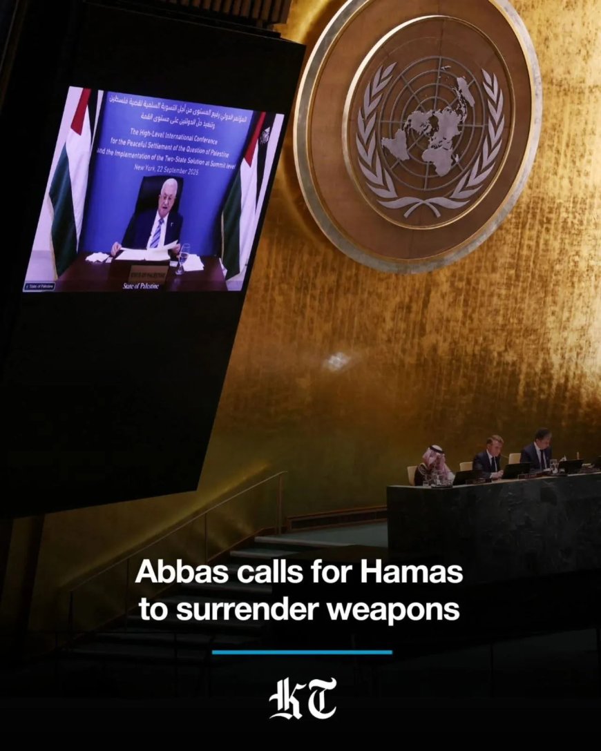 Abbas: Hamas moet wapens inleveren