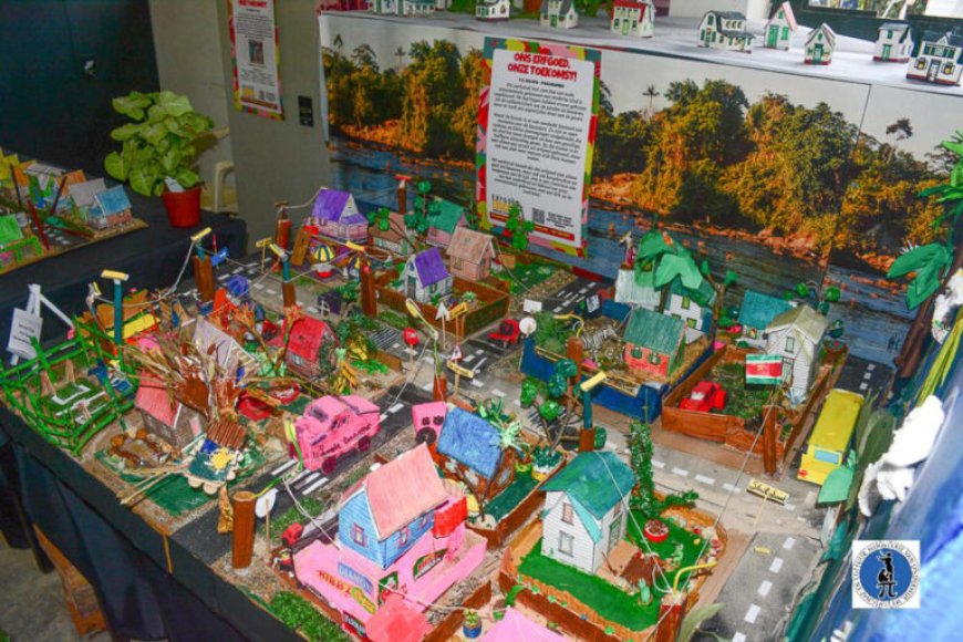 Miniatuurstadjes brengen Surinaams erfgoed tot leven