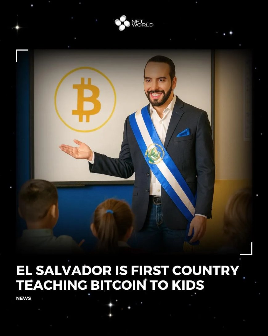 El Salvador leert kinderen over geld en Bitcoin