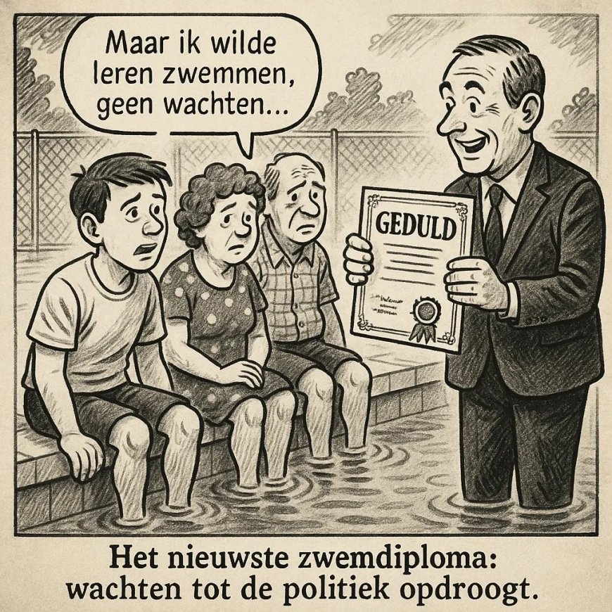 Politiek zwemfeest zonder badmeester