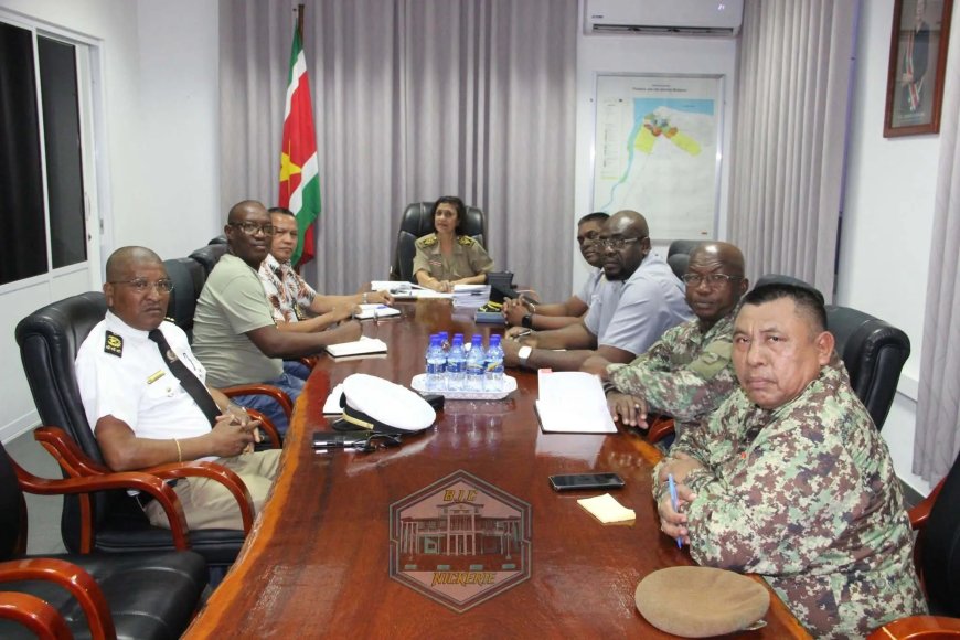 KPS, DNV, KBS, KPA en NL brengen bezoek aan dc Nickerie