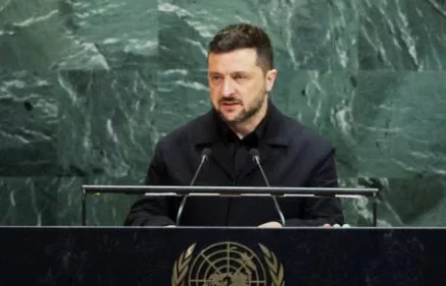 Zelensky waarschuwt VN voor gevaarlijke wapenwedloop en Russische expansie