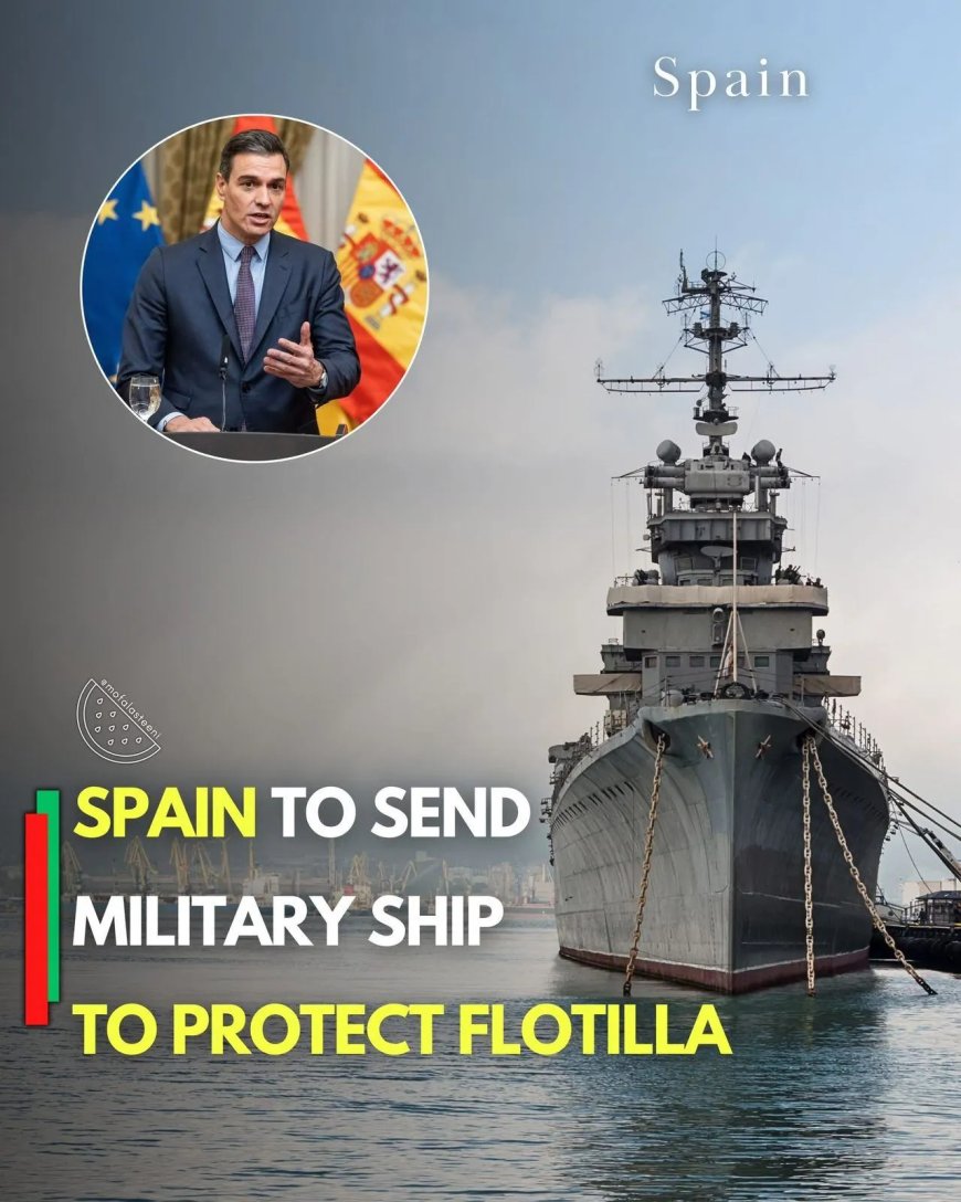 Spanje stuurt marineschip ter bescherming Gaza-flottielje