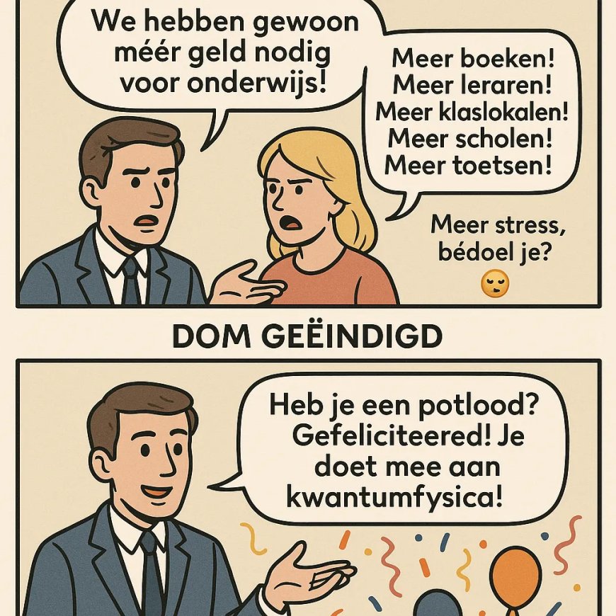 Rationeel begonnen, dom geëindigd