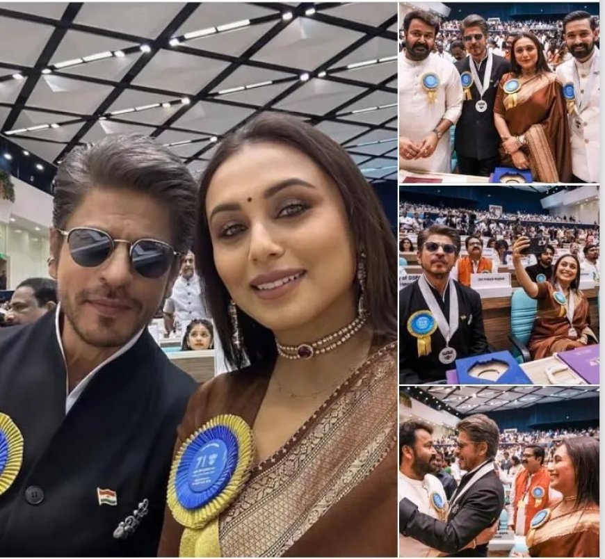 Rani Mukerji helpt Shah Rukh Khan bij onderscheiding