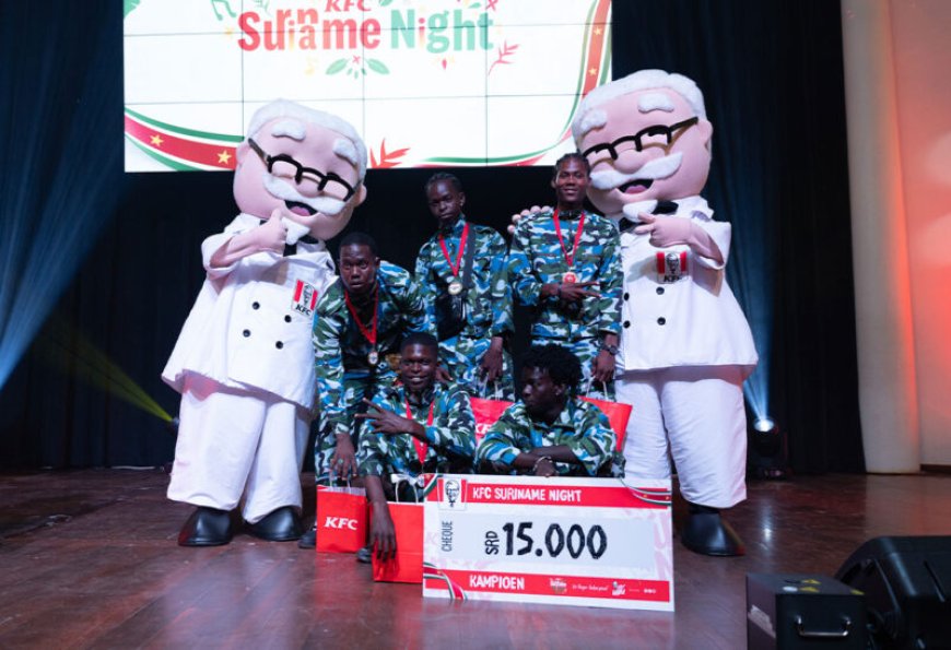 The Dance Walkers winnen KFC Suriname Night met spetterende performance