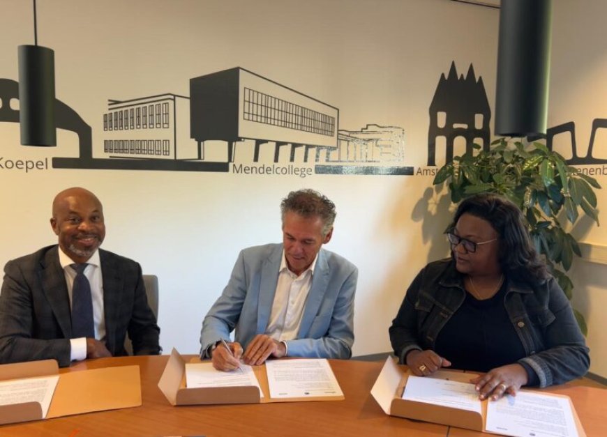 Mendelcollege, AMS en DIN starten internationale samenwerking voor beter onderwijs