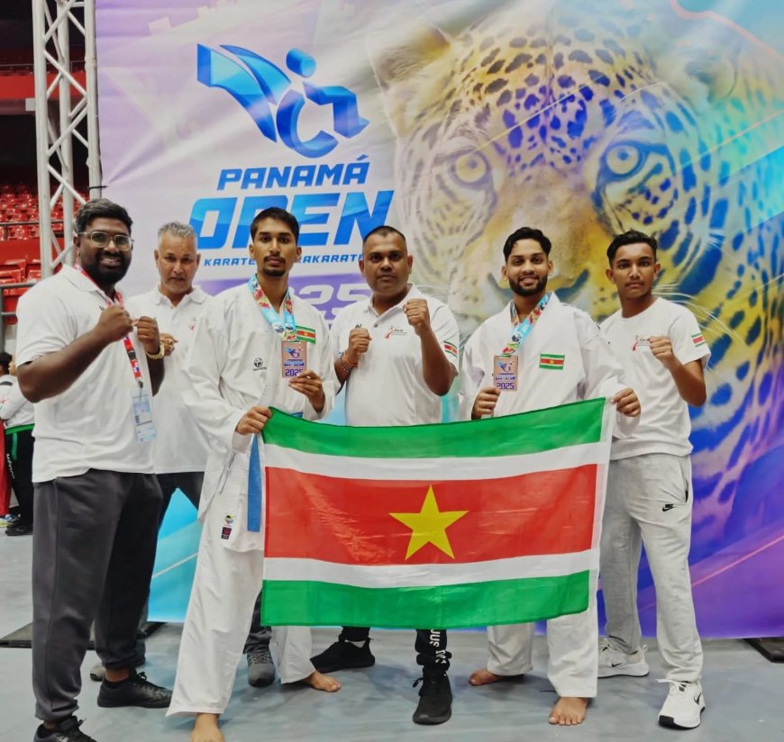 Surinaamse karateka’s succesvol tijdens Panama Open 2025