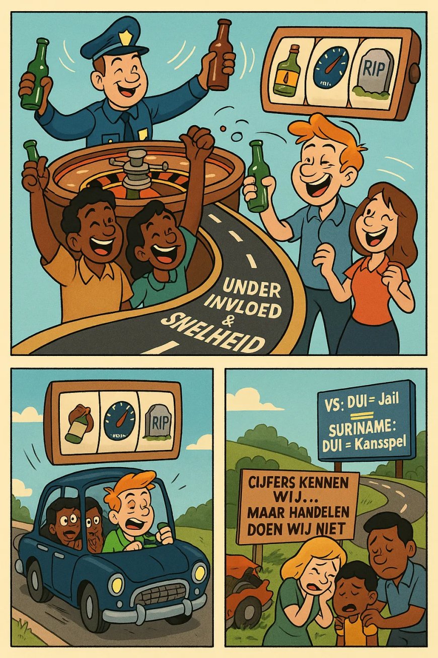 Rijden onder invloed en hoge snelheid in Suriname: een gevaarlijke mix
