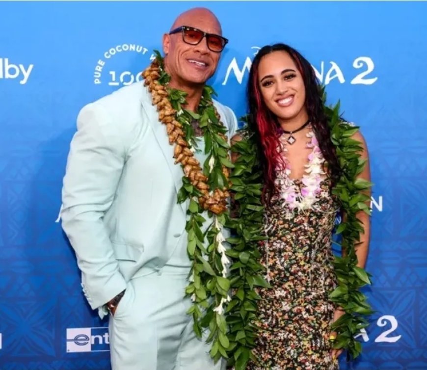 Dwayne “The Rock” Johnson en zijn dochter Simone: Een zeldzame rode loper verschijning