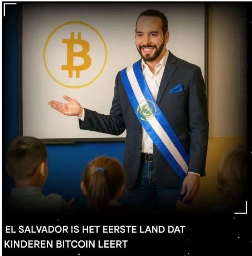 El Salvador leert kinderen over Bitcoin