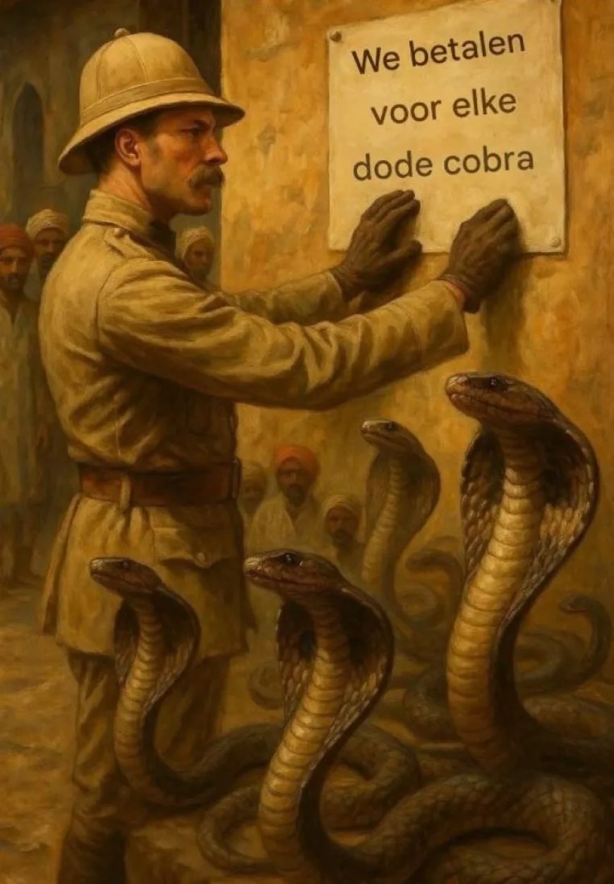 Het Cobra-effect: wanneer goede bedoelingen verkeerd uitpakken