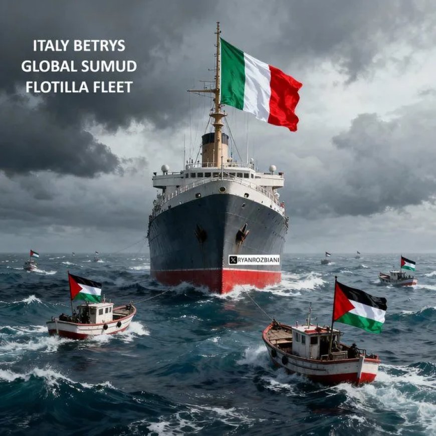 Italië laat hulpvloot naar Gaza los