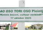 Feestelijke ingebruikname SAO Oso Tori Oso als centraal ontmoetingsplek
