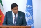 Santokhi: “Suriname verdient erkenning en invloed op wereldtoneel”