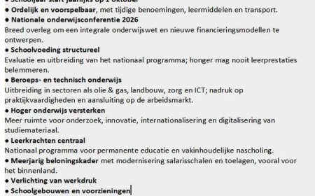 Simons belooft onderwijsvernieuwing: ordelijk schooljaar en versterking lerarenkorps
