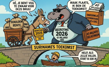 Suriname’s toekomst wankelt: wie houdt balans op de brug? 