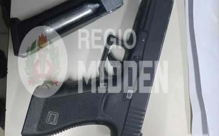 Man aangehouden voor bedreiging met vuurwapen van stel voor winkel Hong Sheng